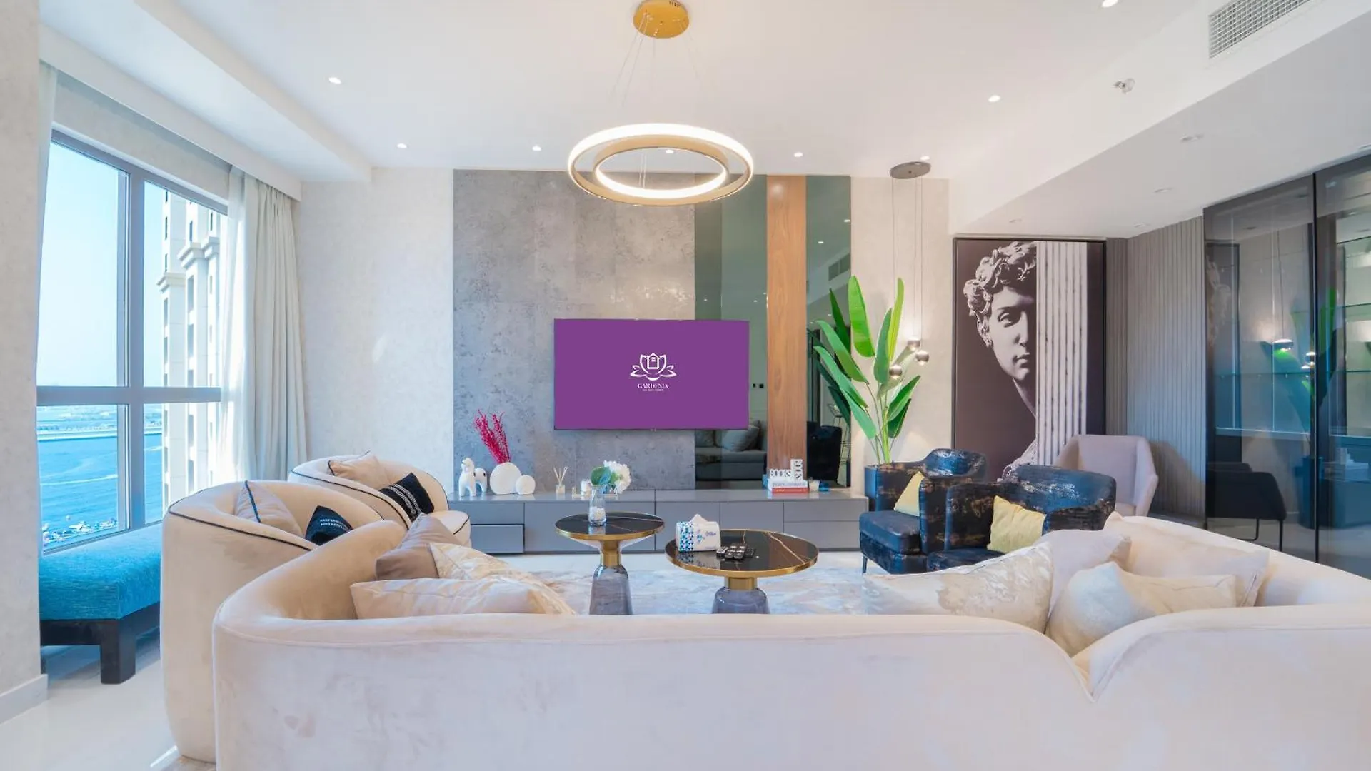 Apartment Jbr Amwaj 4 , Upgraded Sea And Ain Dubai Views, 2M Walk To Beach By Gardenia Suitse