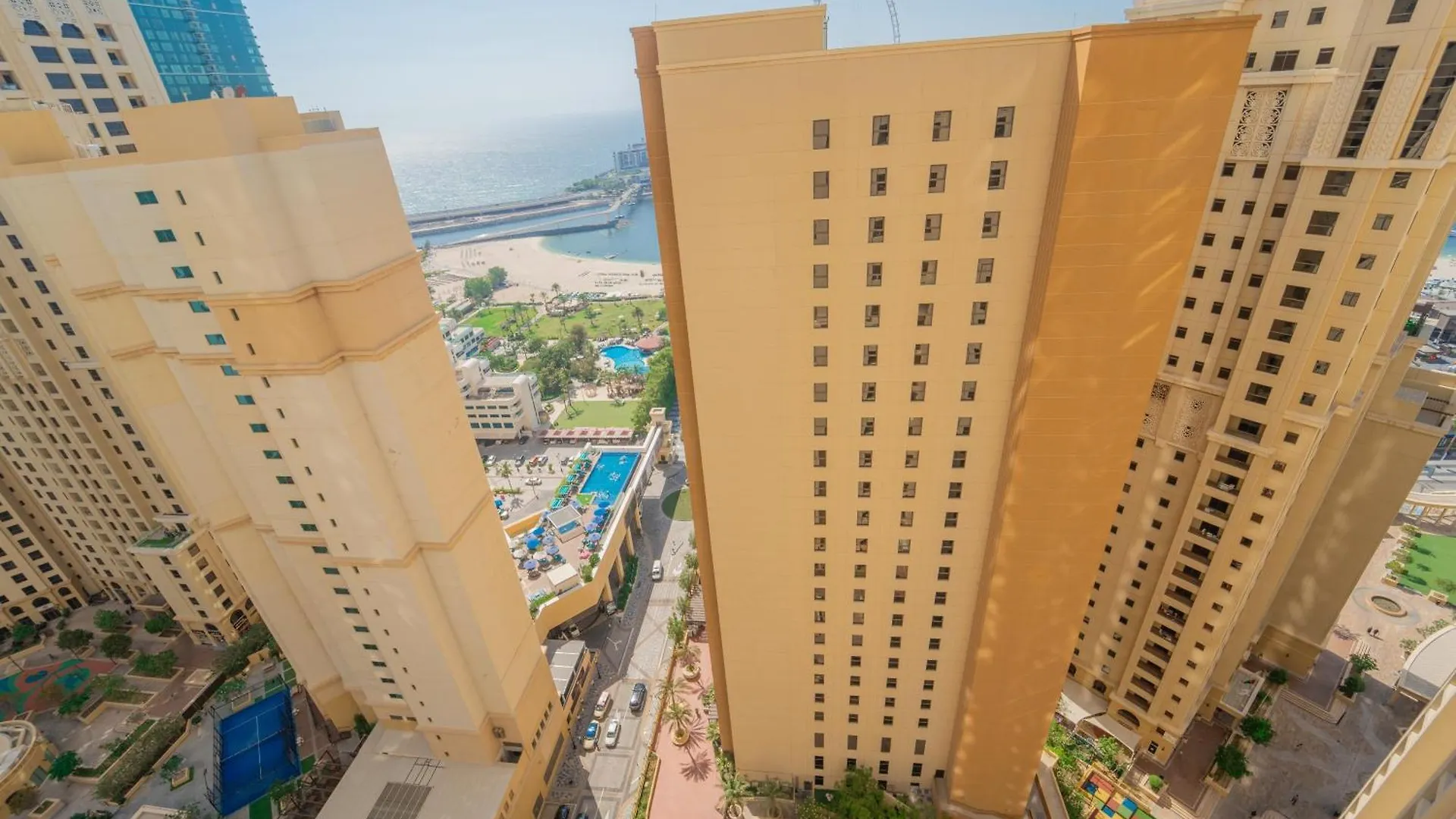 Jbr Amwaj 4 , Upgraded Sea And Ain Dubai Views, 2M Walk To Beach By Gardenia Suitse Apartment