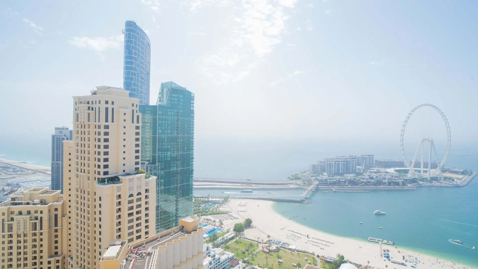 Jbr Amwaj 4 , Upgraded Sea And Ain Dubai Views, 2M Walk To Beach By Gardenia Suitse
