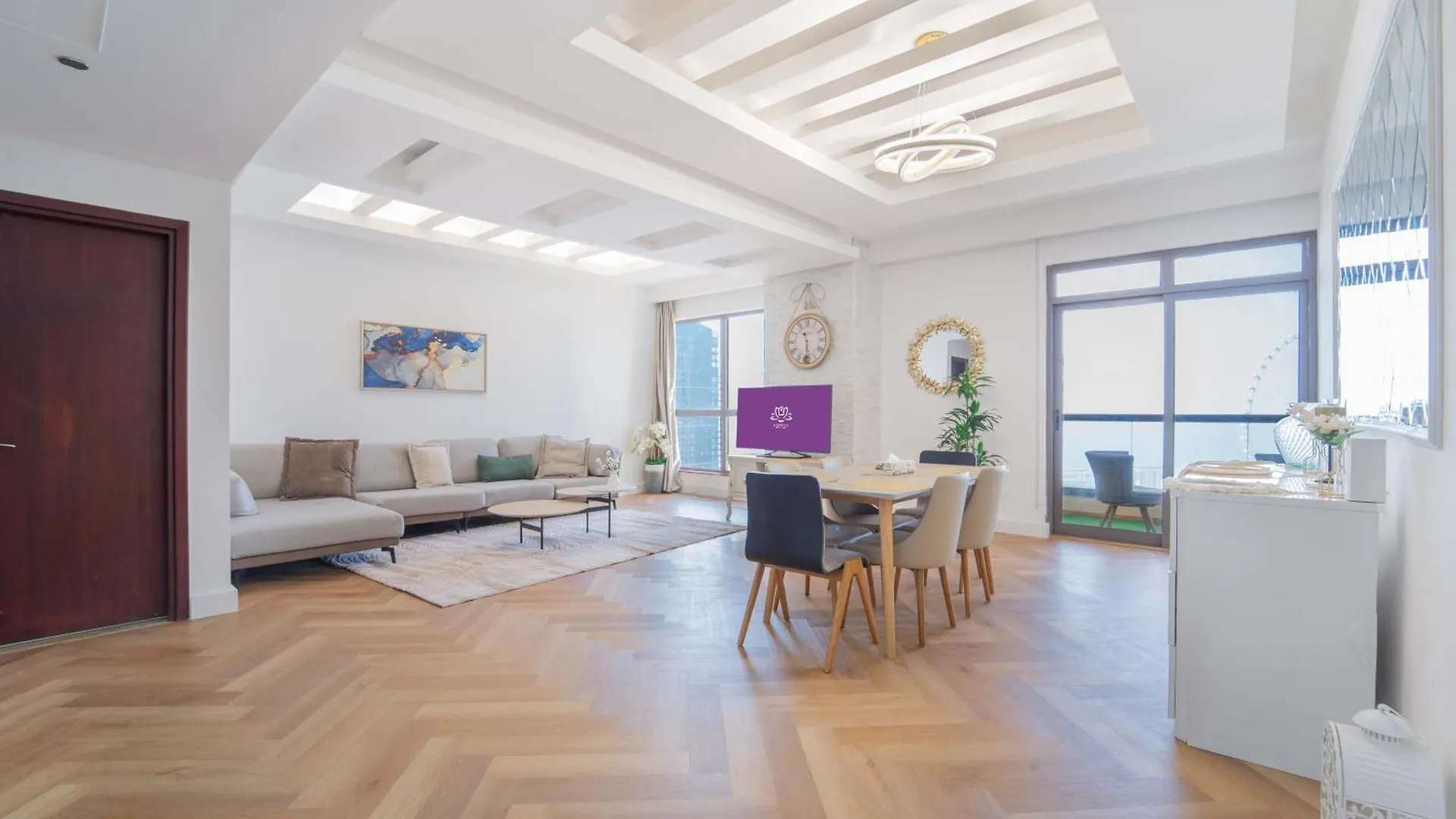 Jbr Amwaj 4 , Upgraded Sea And Ain Dubai Views, 2M Walk To Beach By Gardenia Suitse United Arab Emirates