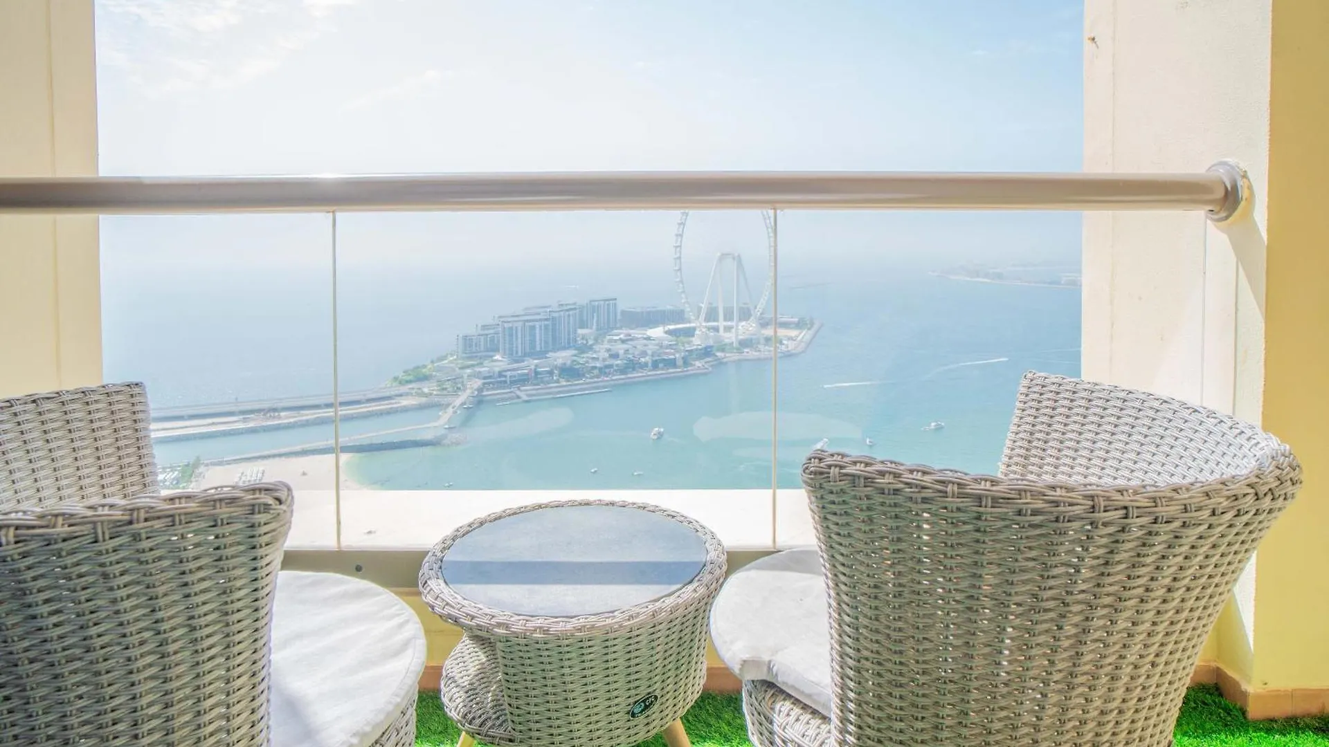 Jbr Amwaj 4 , Upgraded Sea And Ain Dubai Views, 2M Walk To Beach By Gardenia Suitse