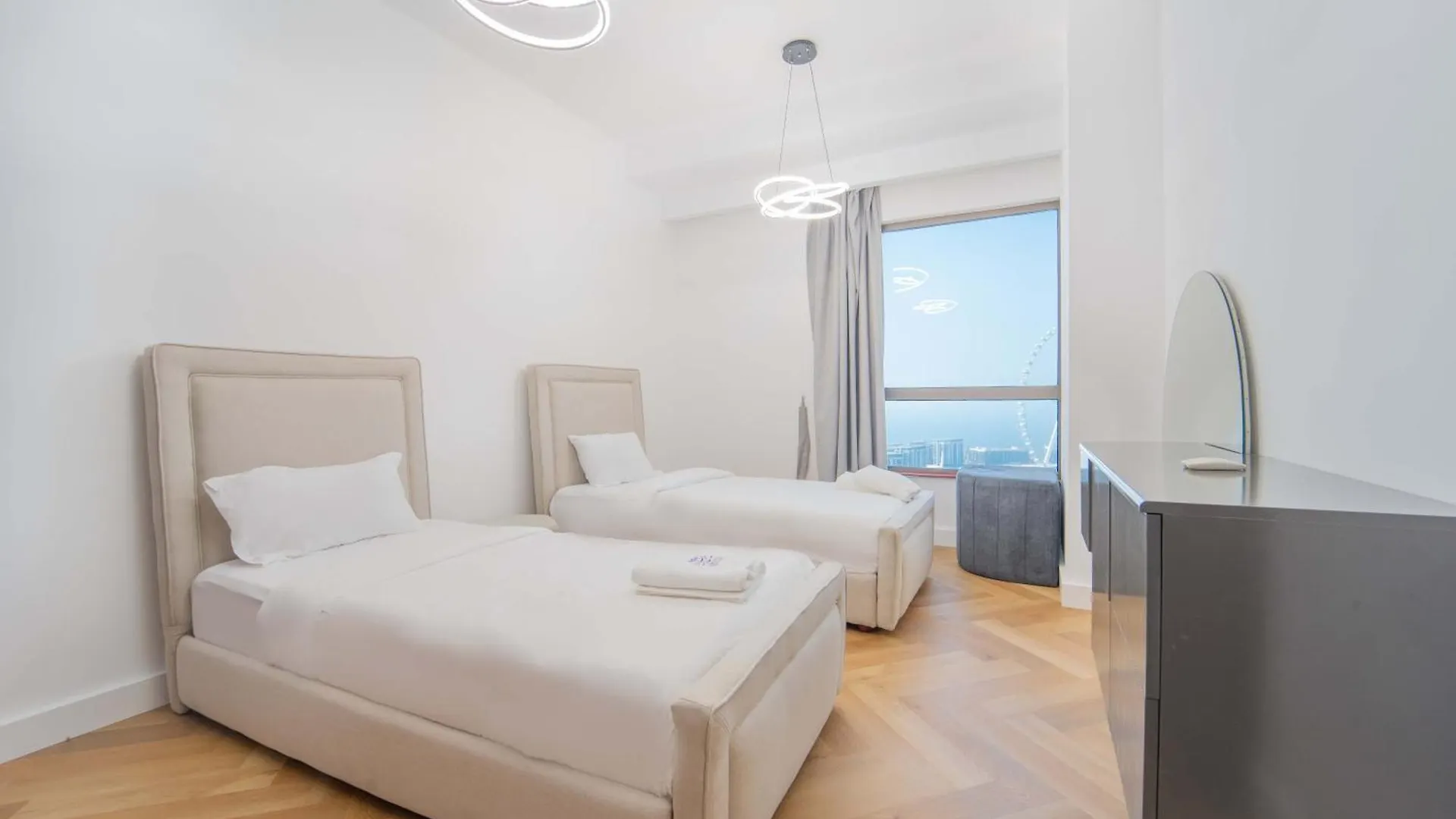 Jbr Amwaj 4 , Upgraded Sea And Ain Dubai Views, 2M Walk To Beach By Gardenia Suitse 0*,
